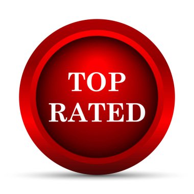 Simge en üst düzey. Beyaz arka plan üzerinde Internet düğmesi