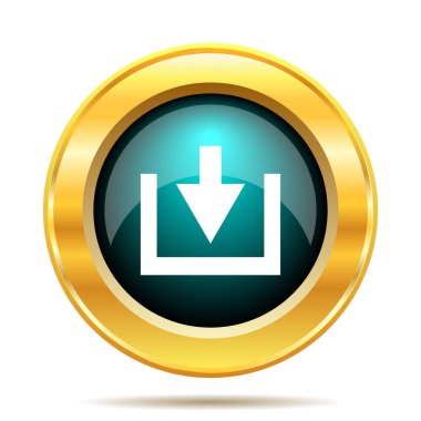 Simgesini indirin. Beyaz arka plan üzerinde Internet düğmesi