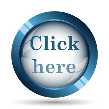 Burada simgesini tıklatın. Beyaz arka plan üzerinde Internet düğmesi