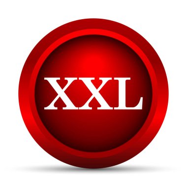 XXL simgesi. Beyaz arka plan üzerinde Internet düğmesi