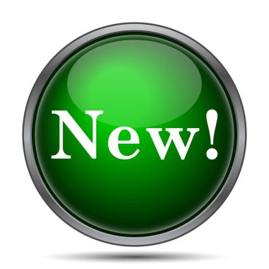 Yeni kutsal kişilerin resmi. Beyaz arka plan üzerinde Internet düğmesi