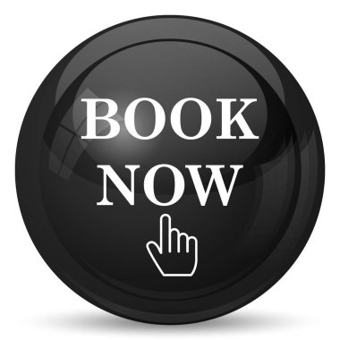 Kitap şimdi simgesi. Beyaz arka plan üzerinde Internet düğmesi