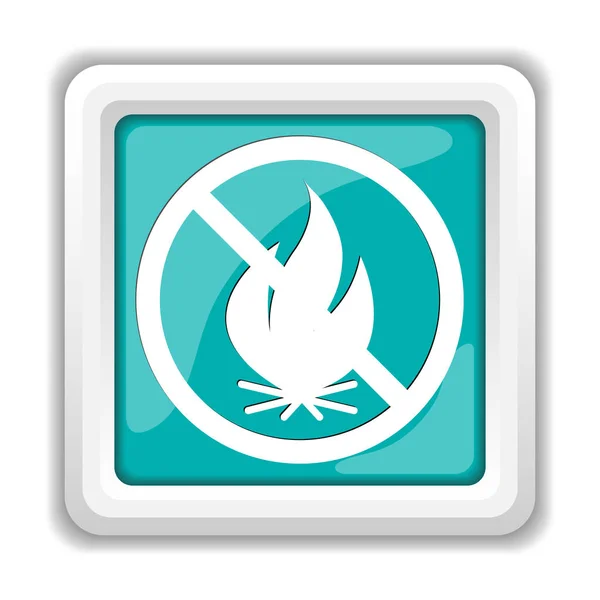 Yangın yasak simgesi — Stok fotoğraf