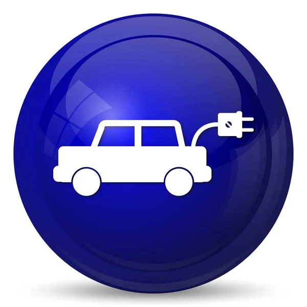 Electric car icon — Stock Photo, Image