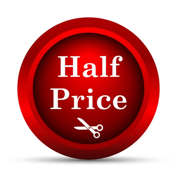 Half price icon — Stock Photo, Image