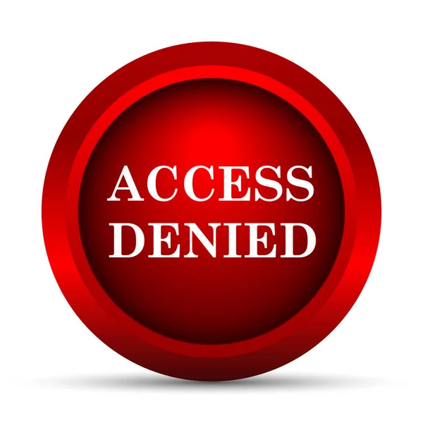 Access denied icon — Stock Photo, Image