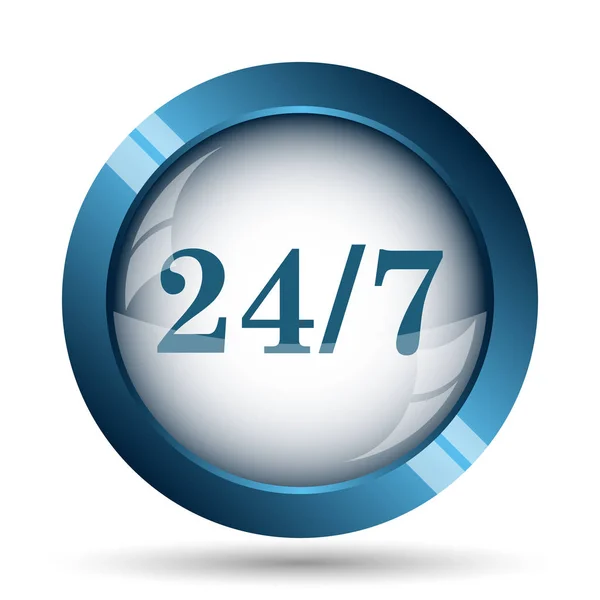 24 7 icon — Stock Photo, Image