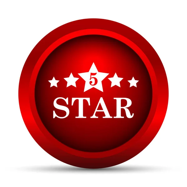Sterne Symbol Internet Taste Auf Weißem Hintergrund — Stockfoto