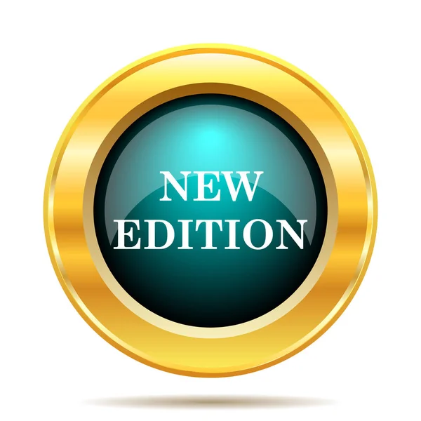 New Edition Icon Internet Button White Background — Stock Photo, Image