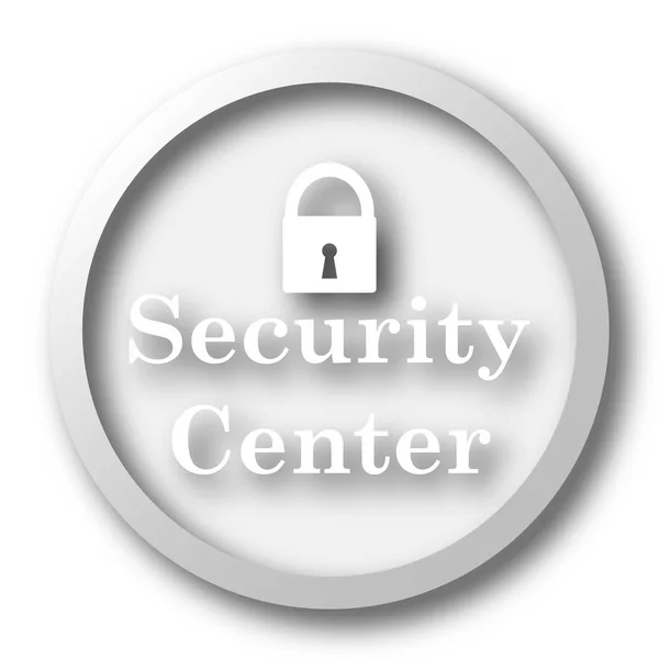 Security center icon. Internet button on white background