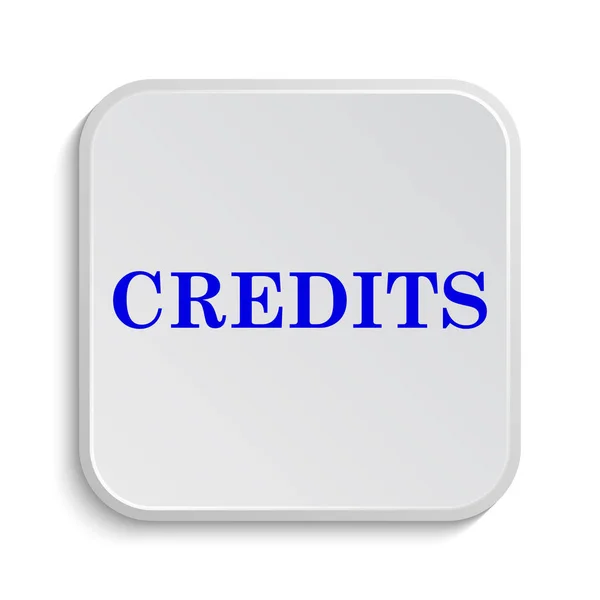 Credits icon — Stock Photo, Image