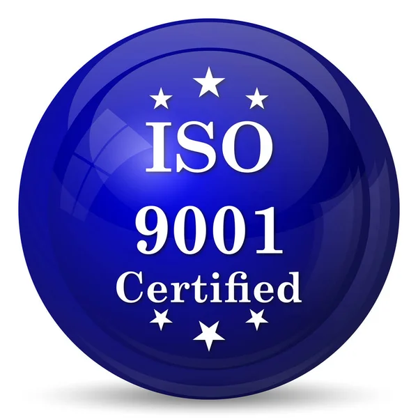 Иконка ISO9001 — стоковое фото