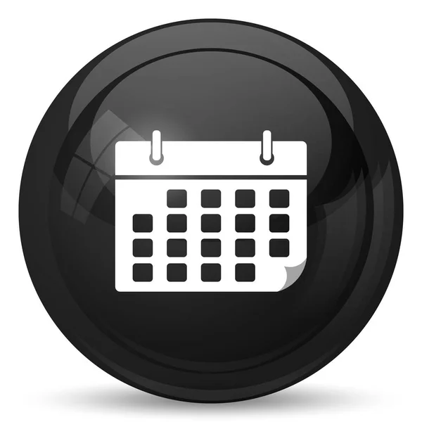 Icono Del Calendario Botón Internet Sobre Fondo Blanco — Foto de Stock