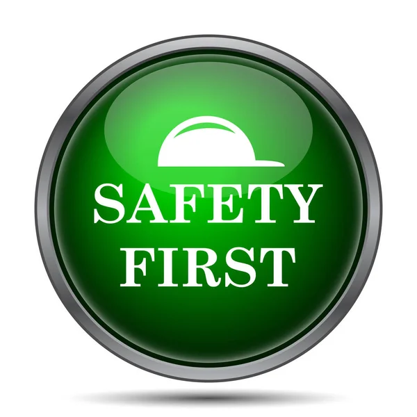 Safety first icon — Stock Photo, Image