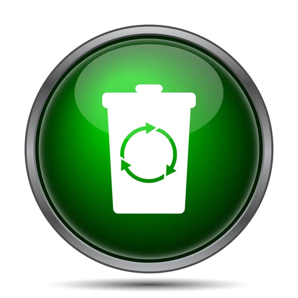 Recycle bin значок — стокове фото
