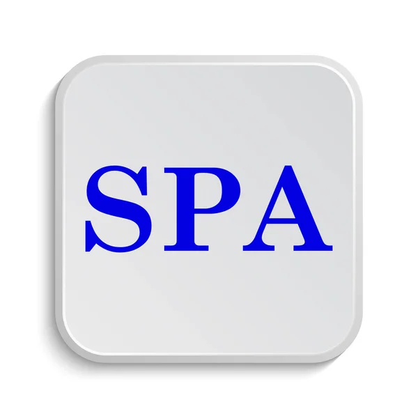 Spa Ikone Internet Taste Auf Weißem Hintergrund — Stockfoto