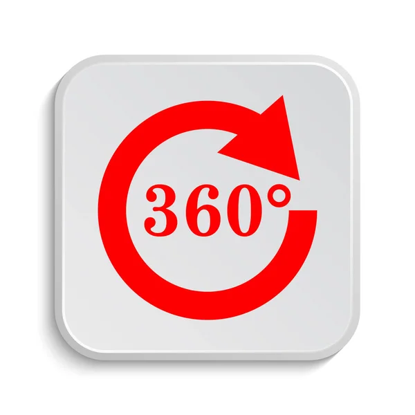 Reoad 360 Icon Кнопка Интернет Белом Фоне — стоковое фото