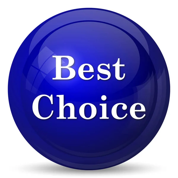 Best Choice Icon Internet Button White Background — Stock Photo, Image