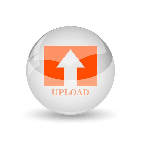 Upload Icon Internet Button White Background — Stock Photo, Image