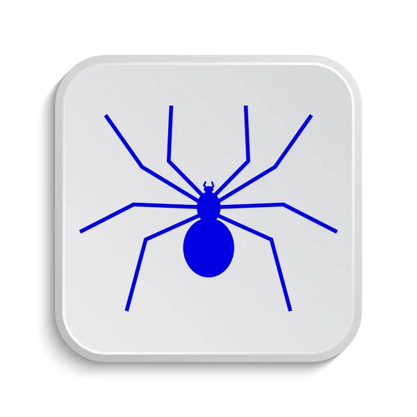 Spider Icon Internet Button White Background — Stock Photo, Image