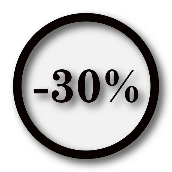 30 percent discount icon — Stock Photo, Image