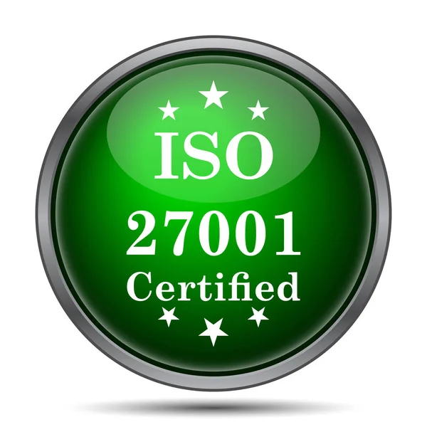 Иконка ISO 27001 — стоковое фото