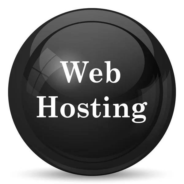 Web Hosting Εικονίδιο Κουμπί Internet Άσπρο Φόντο — Φωτογραφία Αρχείου