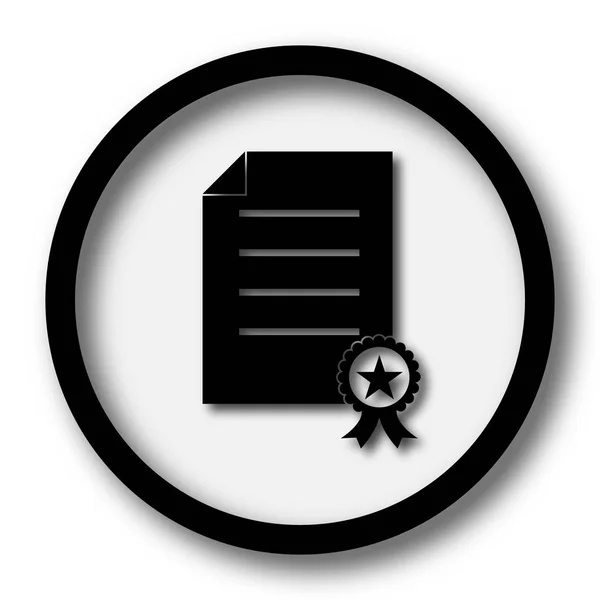 Icono de certificado —  Fotos de Stock