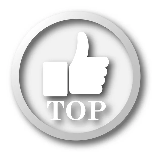 Top Icon Internet Button White Background — Stock Photo, Image