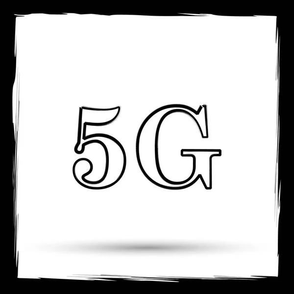 5g pictogram — Stockfoto