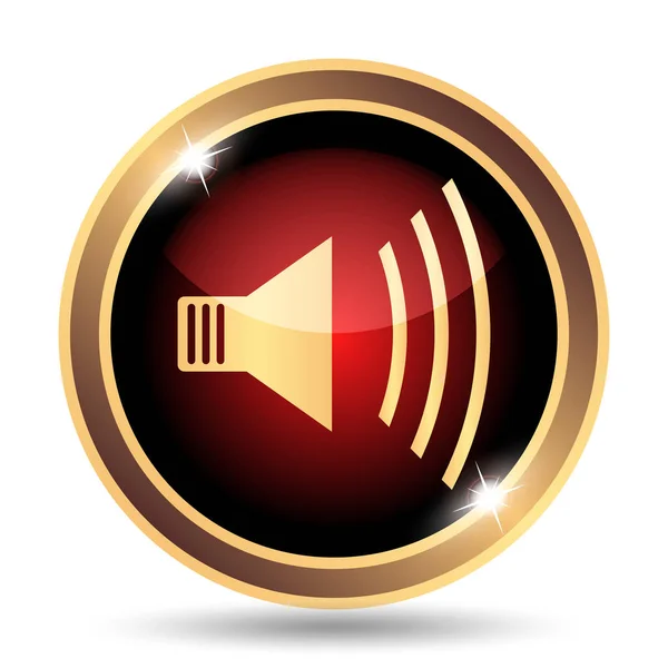 Speaker icon — Stock Photo, Image