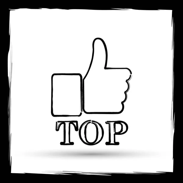 Top icon — Stock Photo, Image