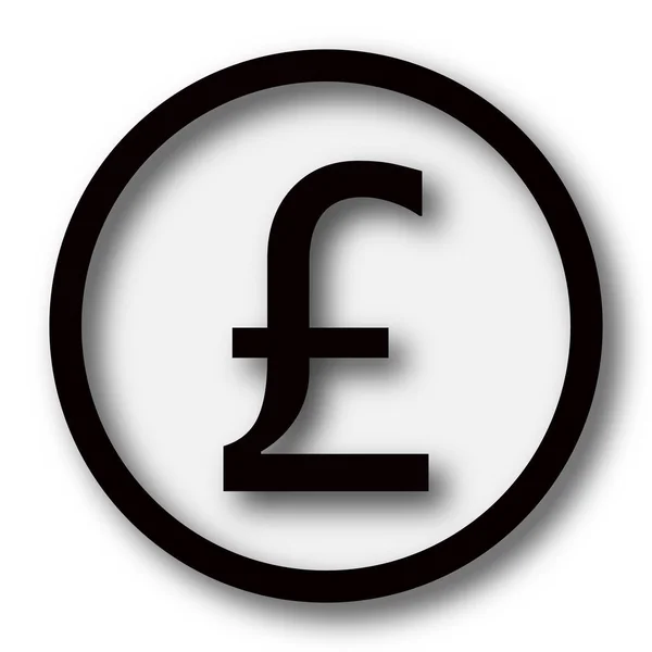 Pound icon — Stock Photo, Image