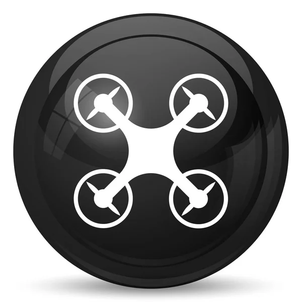 Drohnen Symbol Internet Taste Auf Weißem Hintergrund — Stockfoto