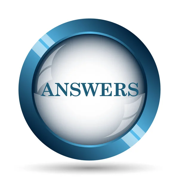 Answers icon — Stock Photo, Image