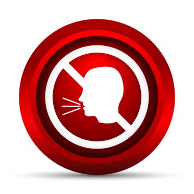 Konuşan bir simge yoktur. Beyaz arka plan üzerinde Internet düğmesi