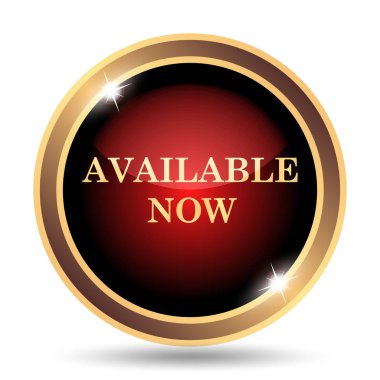 Kullanılabilir Şimdi simgesi. Beyaz arka plan üzerinde Internet düğmesi