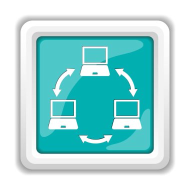 bilgisayar ağ simgesini