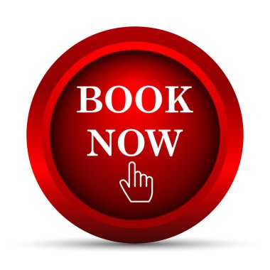 Kitap şimdi simgesi. Beyaz arka plan üzerinde Internet düğmesi