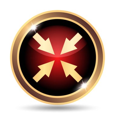 Çıkış tam ekran simgesini. Beyaz arka plan üzerinde Internet düğmesi