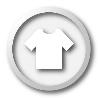 T-kısa kutsal kişilerin resmi. Beyaz arka plan üzerinde Internet düğmesi