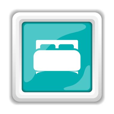 Çift Kişilik Yatak simgesi. Beyaz arka plan üzerinde Internet düğmesi