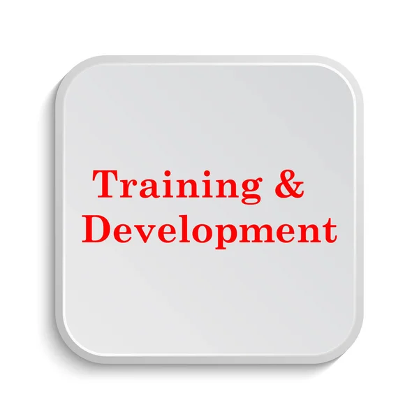 Ícone de treinamento e desenvolvimento — Fotografia de Stock