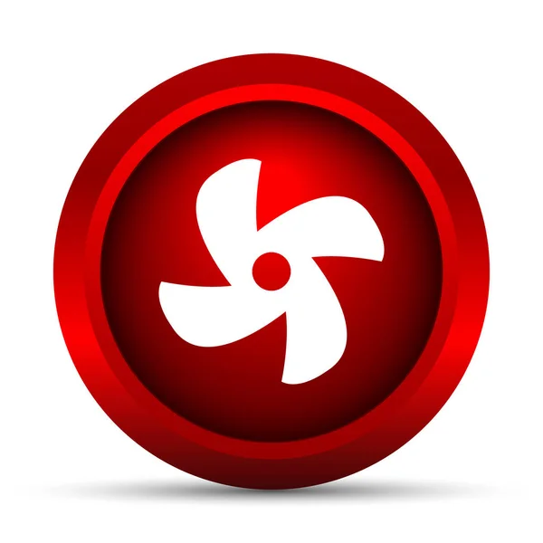 Fan Icon Internet Button White Background — Stock Photo, Image