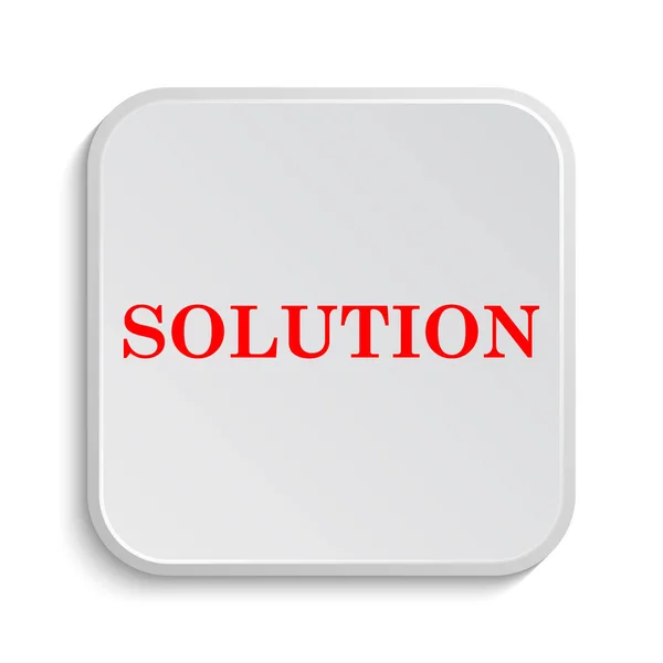 Solution icon — Stock Photo, Image