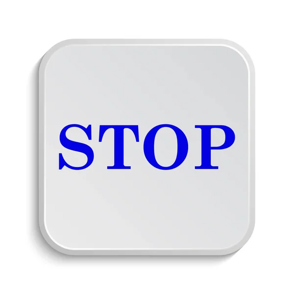 Icona di stop — Foto Stock