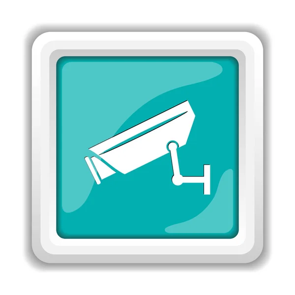 Surveillance Camera Icon Internet Button White Background — Stock Photo, Image