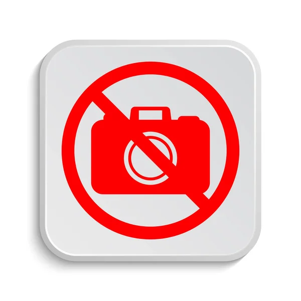 Verbotene Kamera Internet Taste Auf Weißem Hintergrund — Stockfoto