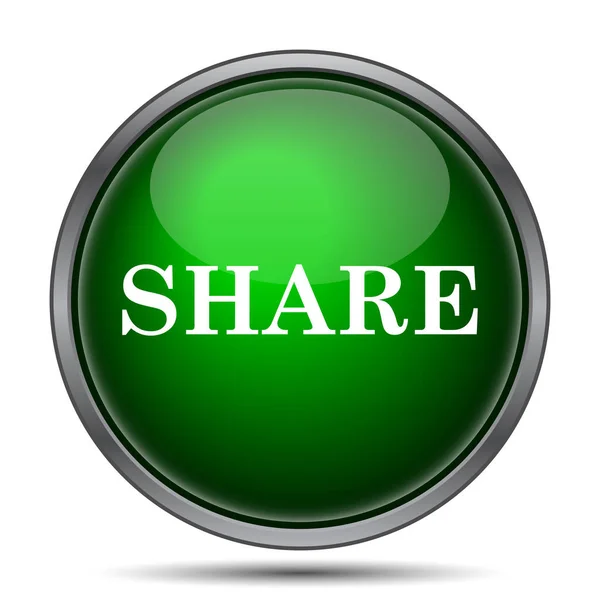 Share Symbol Internet Taste Auf Weißem Hintergrund — Stockfoto