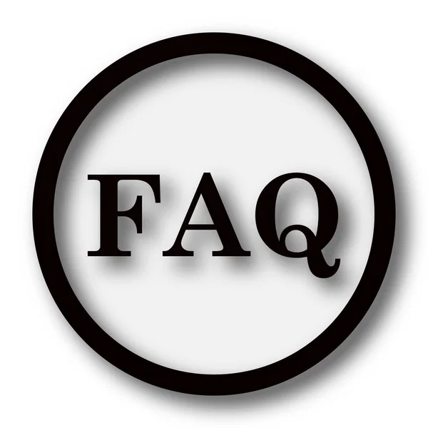 FAQ icon — Stock Photo, Image